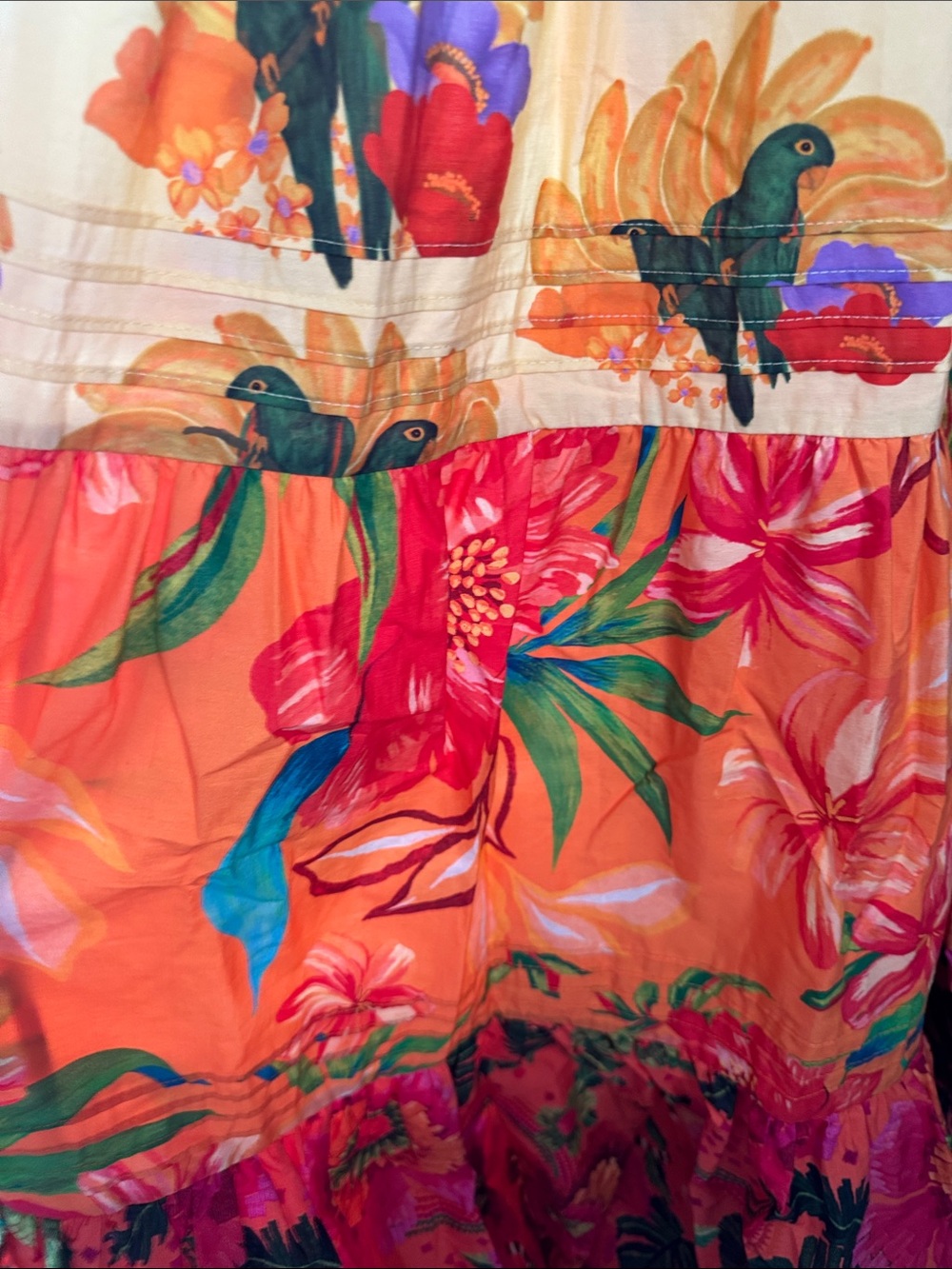 FARM Rio Mixed Warm Prints Maxi Dress - Picture 5 of 12